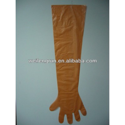 ldpe veterinary long sleeve gloves