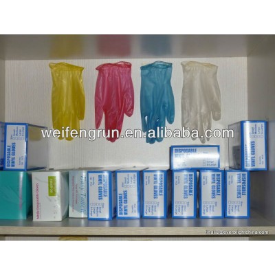 disposable vinyl exam gloves