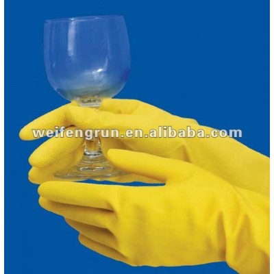 cotton lined latex gloves