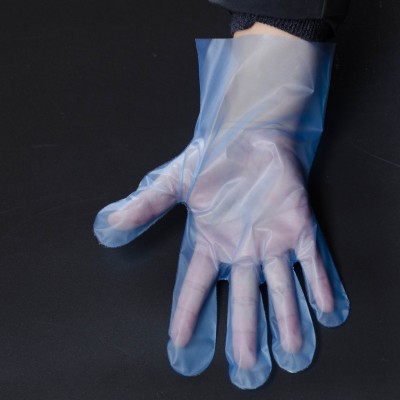 plastic pe transparent kids cooking food hand gloves